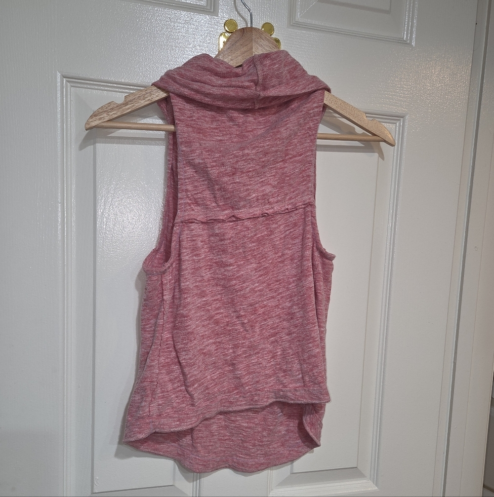 We The Free Flowy Heathered Rose Sleeveless Cowl Neck Tank XS - Picture 6 of 10